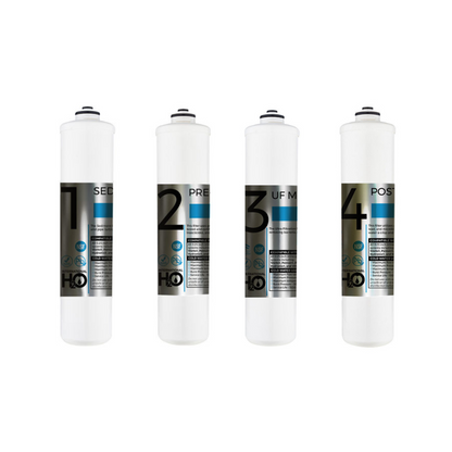 Countertop Hot and Cold Water Dispenser with 4-stage Ultrafiltration System.