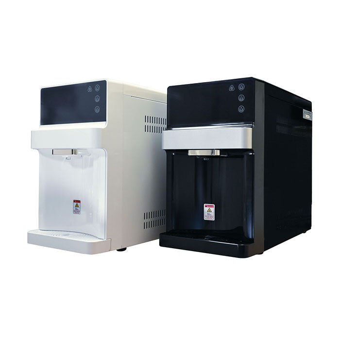Countertop Hot and Cold Water Dispenser with 4-stage Ultrafiltration System.