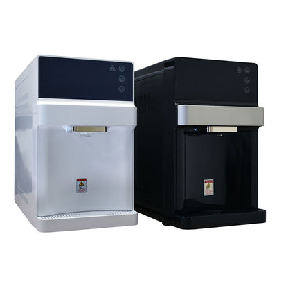 Countertop Hot and Cold Water Dispenser with 4-stage Ultrafiltration System.