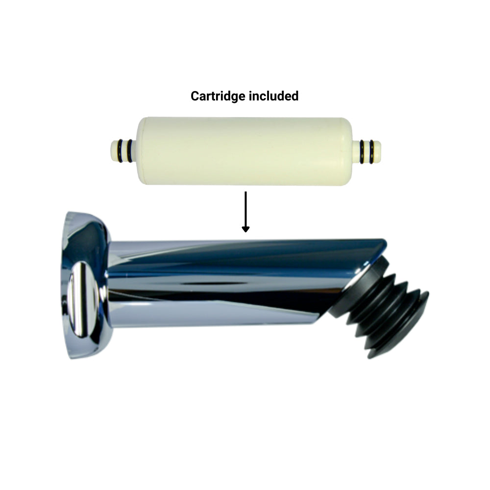 Chrome Plated Shower Arm with Replaceable Filter - For Use with your Favorite Shower Head