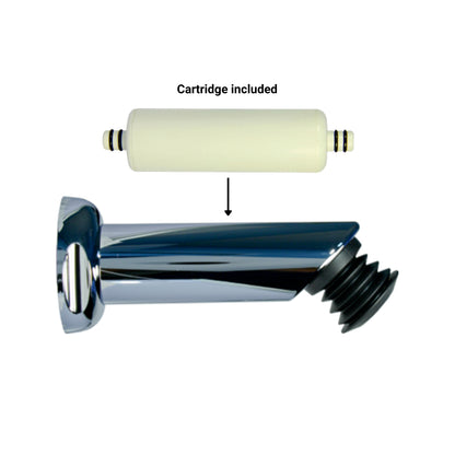 Chrome Plated Shower Arm with Replaceable Filter - For Use with your Favorite Shower Head