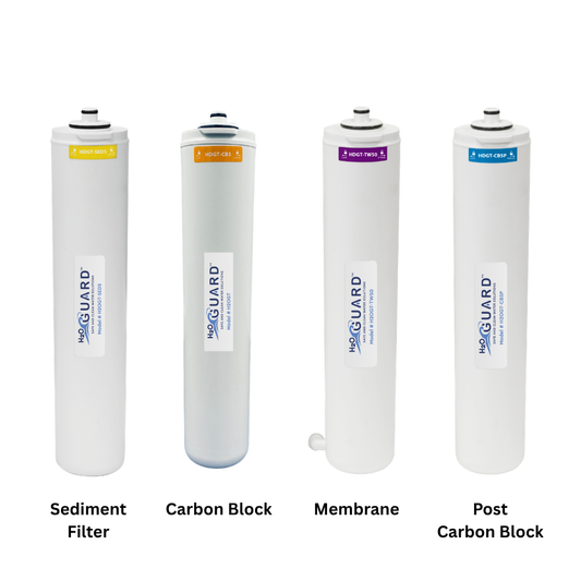 Cartridges Replacement Cartridges for 4-Stage Twist-Off Reverse Osmosis System