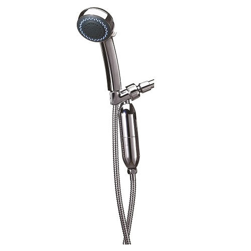 Water Filter with Replaceable Cartridge Compatible with all Handheld Showers